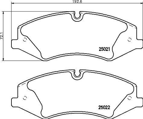 Land Rover Defender L663 L319 L462 Range Rover L322 L405 L320 L494 L560 Ön... BREMBO