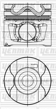 Land Rover Motor Piston Segman STD 81MM YENMAK
