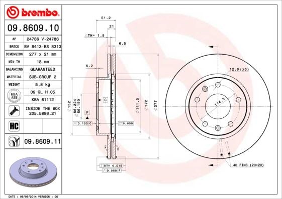 Land Rover Freelander I Ön Fren Diski BREMBO