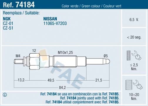 Nissan Laurel Kızdırma Bujisi FAE