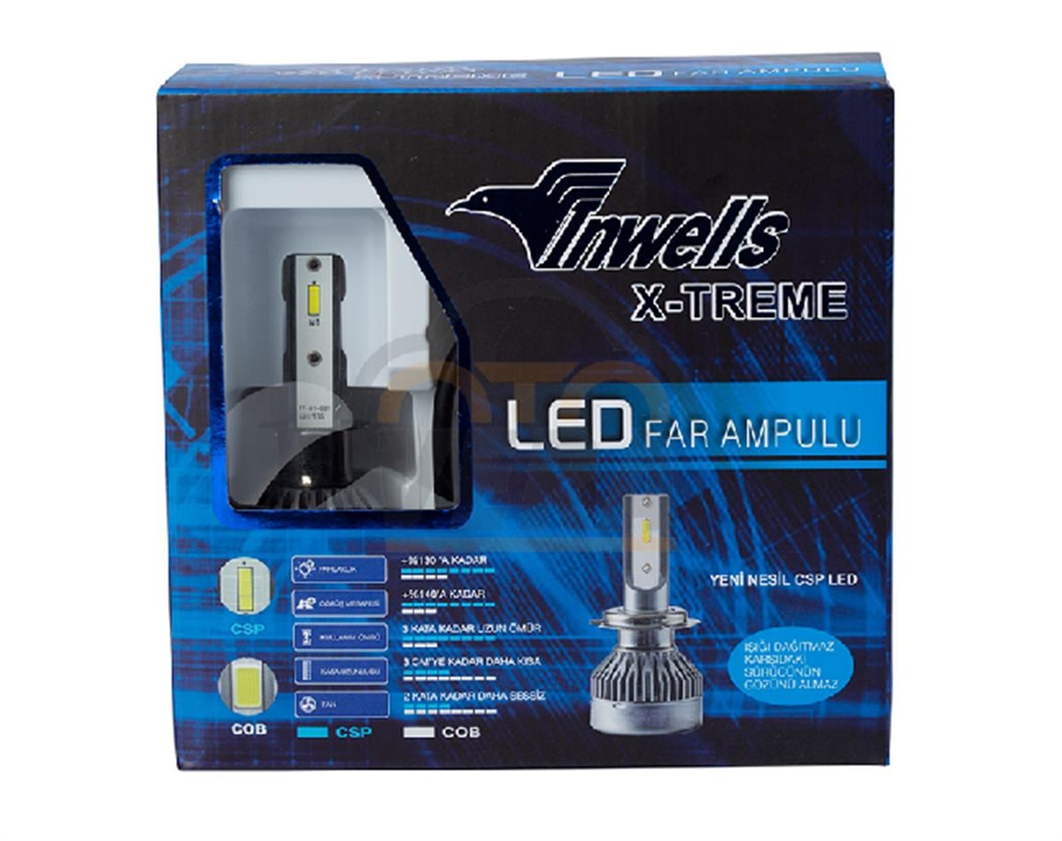 Ledli Zenon Far Ampulü H27 6000K