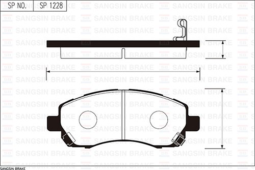 Subaru Legacy Ön Fren Balatası SANGSIN