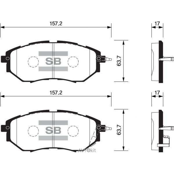 Subaru Legacy Outback Tribeca Ön Disk Fren Balatası SANGSIN