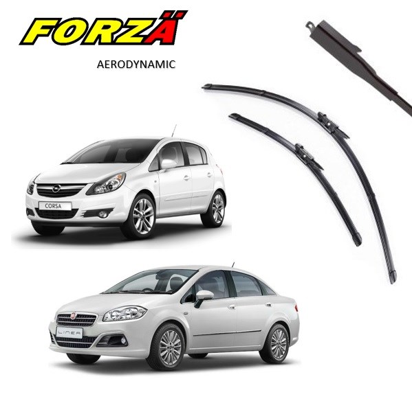 Fiat Linea / Punto / Opel Corsa D Özel Silecek 15-26 FORZA