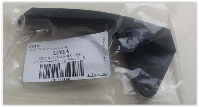 Fiat Linea Kapı İç Açma Kolu Sağ OZAR