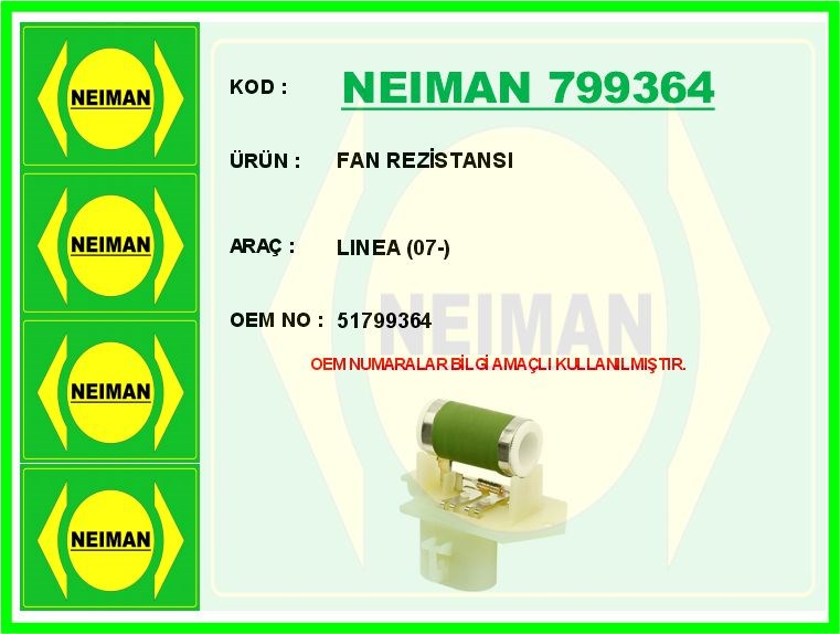 Fiat Linea Fan Rezistansı BESCHER