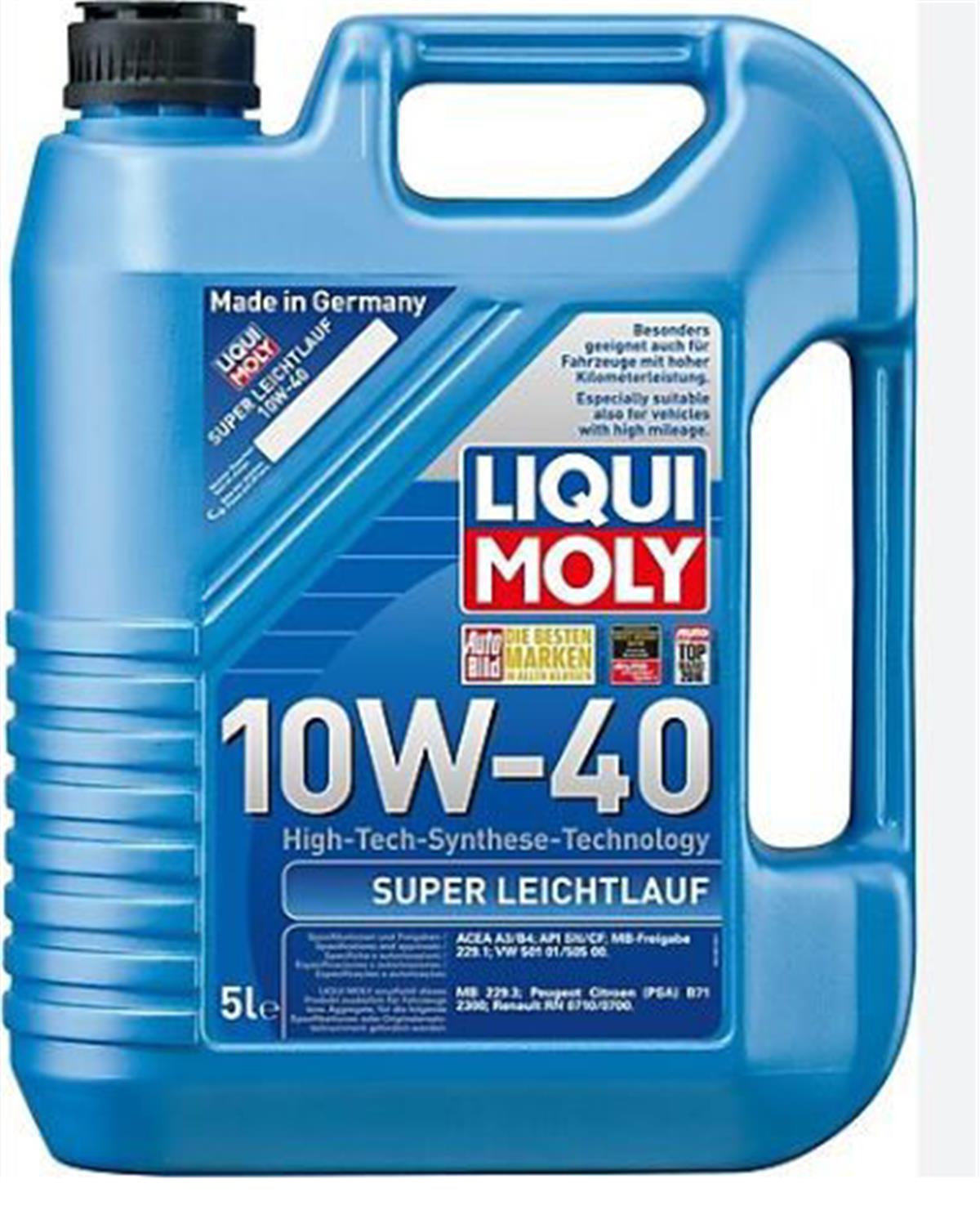 Lıquı Moly Super Leıchtlauf 10W-40                          5Lt