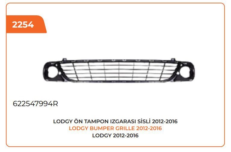Lodgy Ön Tampon Izgarası Sisli PLEKSAN