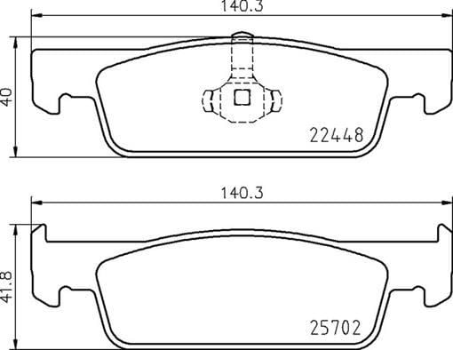 Dacia Logan Ön Fren Balatası BREMBO