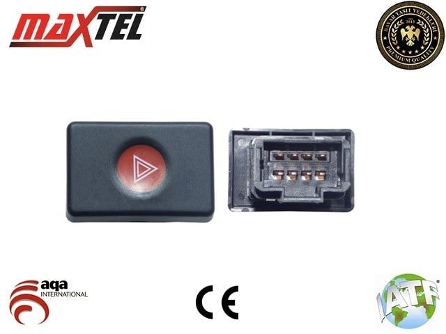 Dacia Logan Dörtlü Flaşer Anahtarı 8 Pin MAXTEL