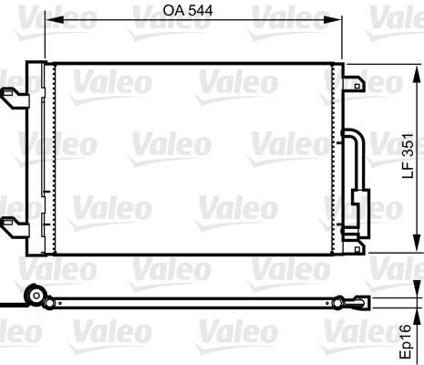 Lancia Lybra Kondenser VALEO