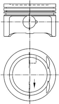 Mercedes M111 Piston Segman Standart KOLBEN