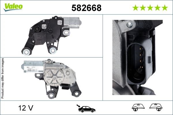 Porsche Macan Arka Silecek Motoru VALEO