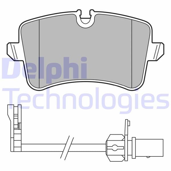Porsche Macan Arka Fren Balatası DELPHI