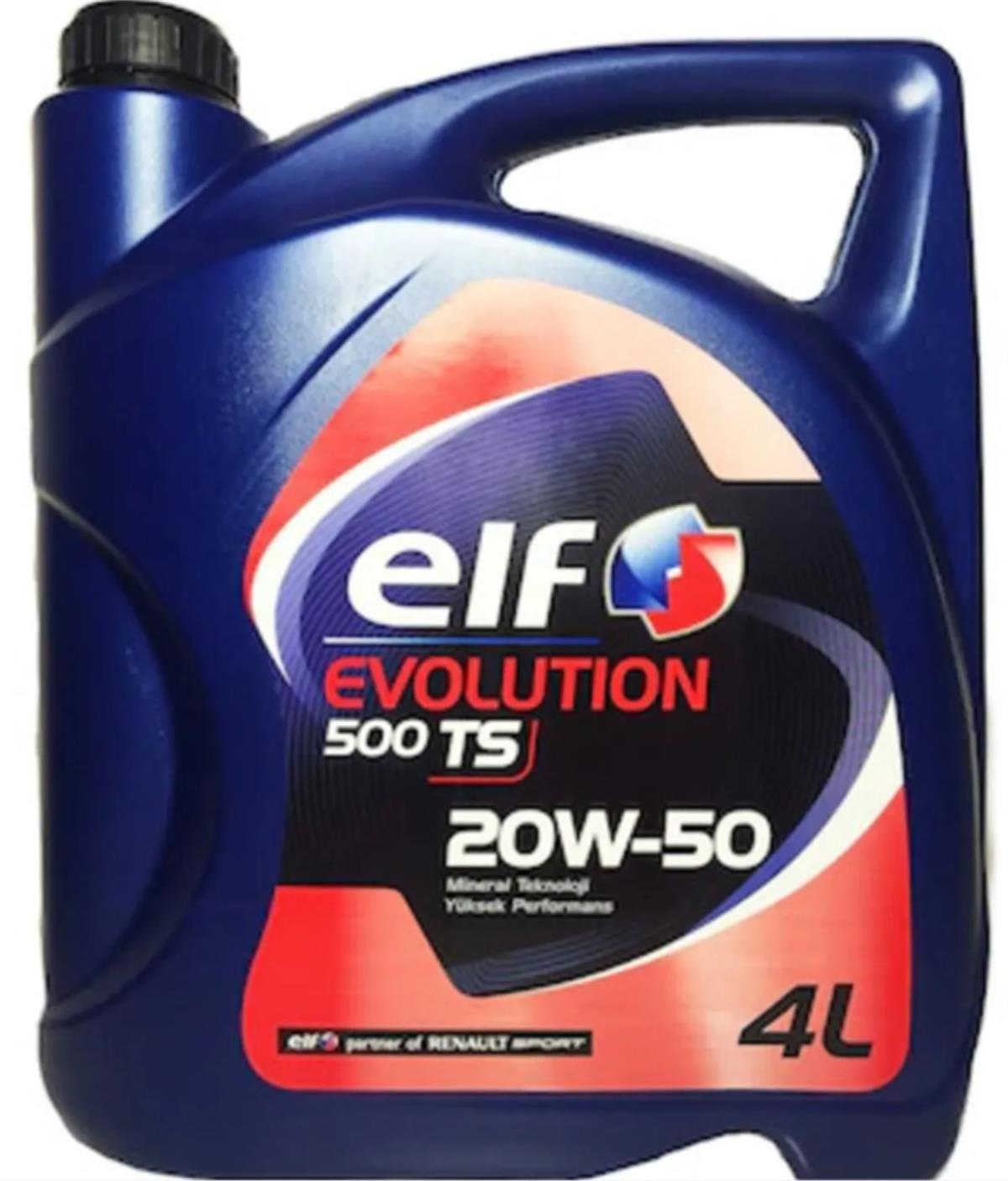 Elf Evolution 20W-50 Motor Yağı 4 Litre