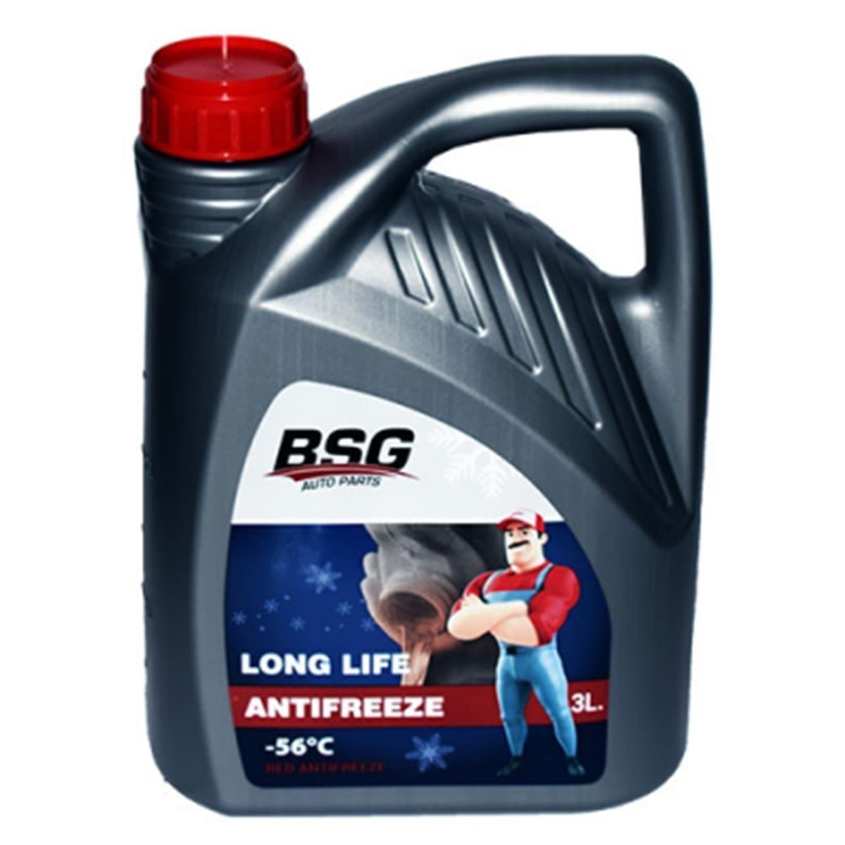 Bsg Organik Kırmızı Antifriz -56C 3 Litre