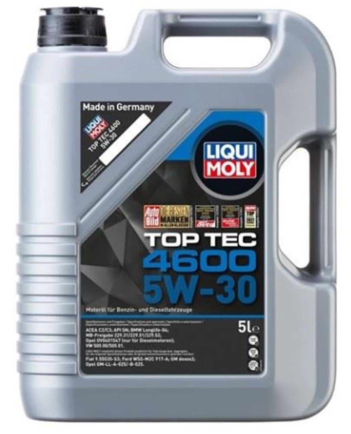 Lıquımoly Motor Yağı 5W-30 Tam Sentetik Top Tec 4600 5Litre Lıquımoly-2316