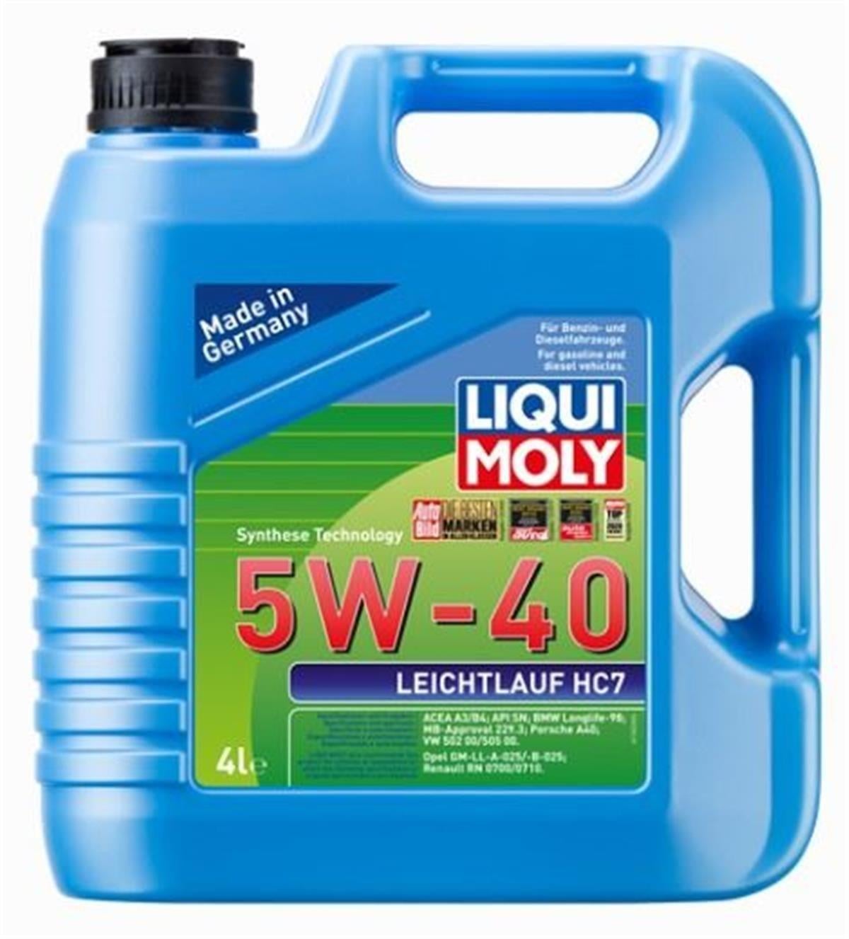 Lıquımoly Motor Yağı 5W-40 Sentetik Leıchtlauf Hc7 4 Litre