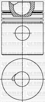 MAN Saviem 19.190 Piston Segman Q108.0mm STD YENMAK