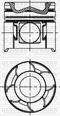 Man Piston Segman Q108.000 MM 0.50 MM YENMAK