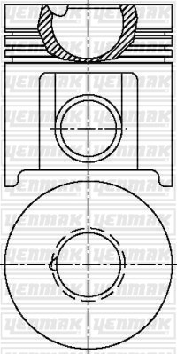 MAN D 2538 Piston Segman Q125.0mm STD YENMAK