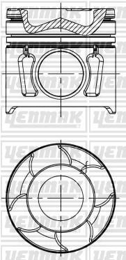 Man Piston Segman Q80.000 MM STD YENMAK