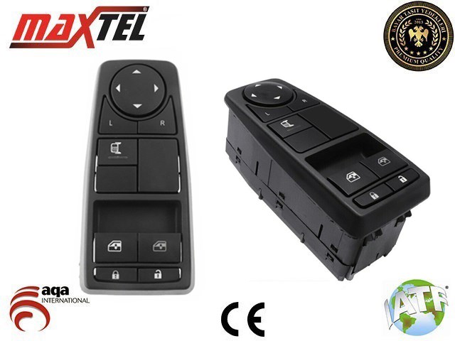 Man TGA TGL TGM TGS TGX Cam Kaldırma Anahtarı Sol MAXTEL