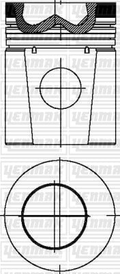 MAN D 10 TC Piston Segman Q121.0mm STD YENMAK