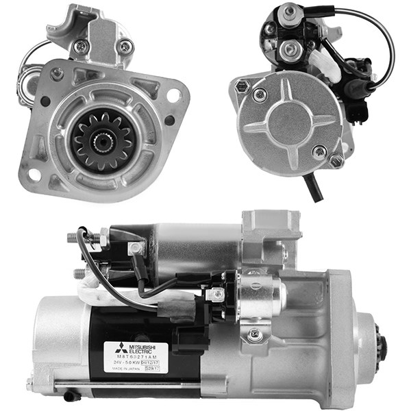 Man TGA TGL TGM Marş Motoru 24V 5.0 KW 12 Diş MITSUBISHI-