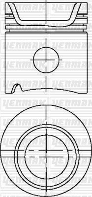 MAN E 2866 LUH Piston Segman Q128.0mm STD Euro 3 YENMAK