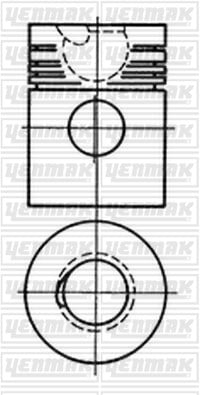 MAN Saviem D 2356 HM Piston Segman Q123.0mm STD YENMAK