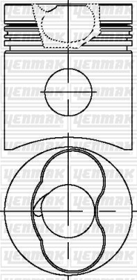 MAN D 2565 MT Piston Segman Q125.0mm STD YENMAK