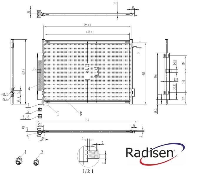 Maserati GT Klima Radyatörü RADISEN