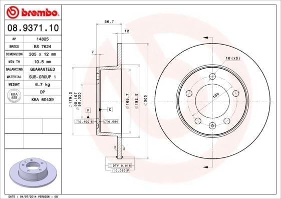 Renault Master II Opel Movano Arka Fren Aynası BREMBO