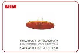 Renault Master III Çamurluk Sinyali Kapı Reflektörü PLEKSAN