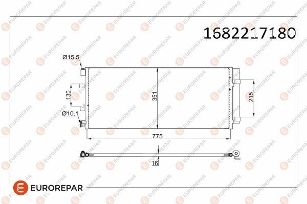 Renault Master 3 Opel Movano B Klima Radyatörü Kondenser EUROREPAR