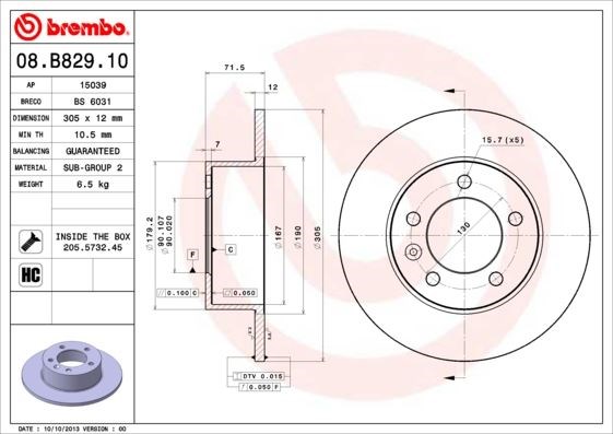 Renault Master 3 Opel Movano B Arka Fren Aynası Tek Teker BREMBO