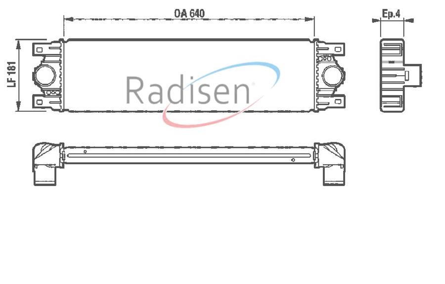 Renault Master Movano Intercooler RADISEN