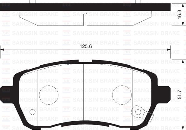 Daihatsu Materia Ön Fren Balatası SANGSIN