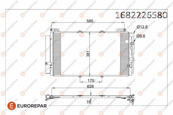 Hyundai Matrix Klima Radyatörü Kondenser EUROREPAR