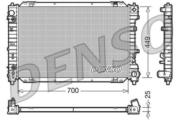 Ford Maverick Motor Su Radyatörü 01- DENSO