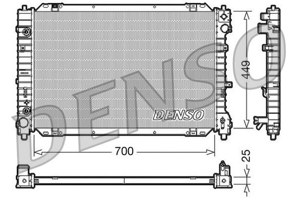 Ford Maverick Motor Su Radyatörü 01- DENSO