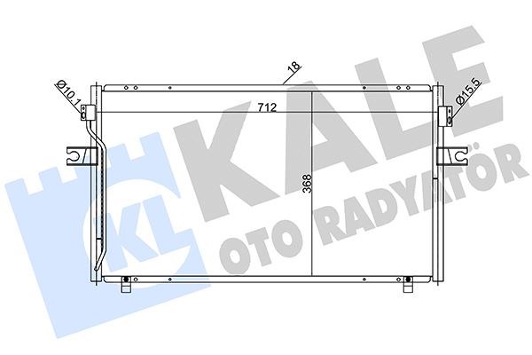 Nissan Maxima Klima Kondenseri KALE-RADYATOR