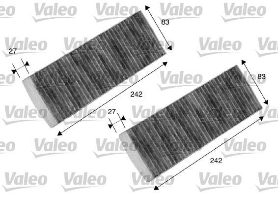 Nissan Maxima Kabin Filtresi Takımı VALEO