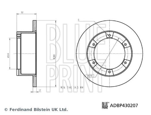Maxus Fren Diski BLUEPRINT