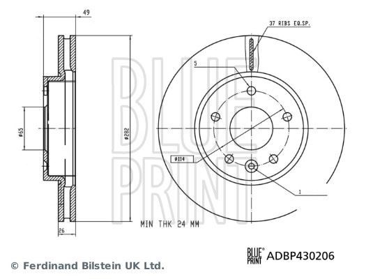 Maxus Fren Diski BLUEPRINT