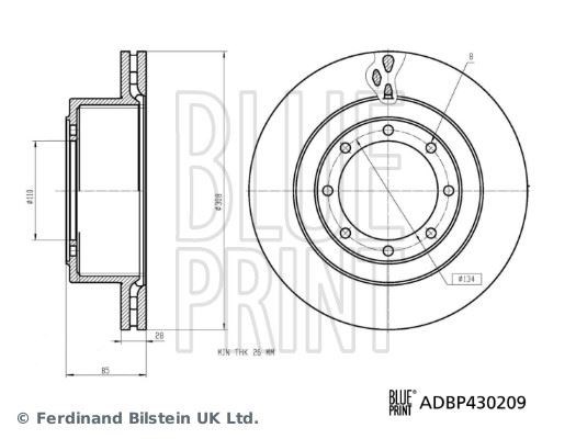 Maxus Fren Diski BLUEPRINT