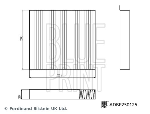 Maxus Extender T60 T70 Kabin Filtresi BLUEPRINT