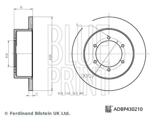 Maxus Fren Diski BLUEPRINT