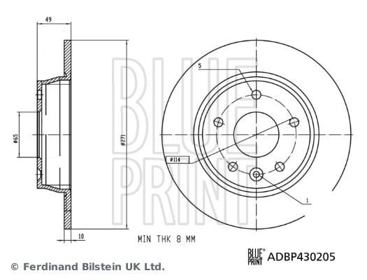 Maxus Fren Diski BLUEPRINT
